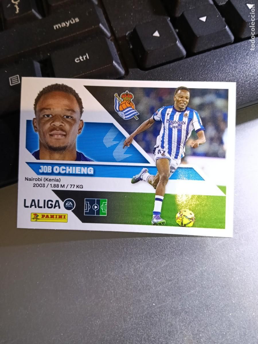 Collectable Antique Stickers: CROMO OCHIENG 15 BIS COLOCA REAL SOCIEDAD LIGA 2026 2027 26 27 ESTE PANINI NUNCA PEGADO