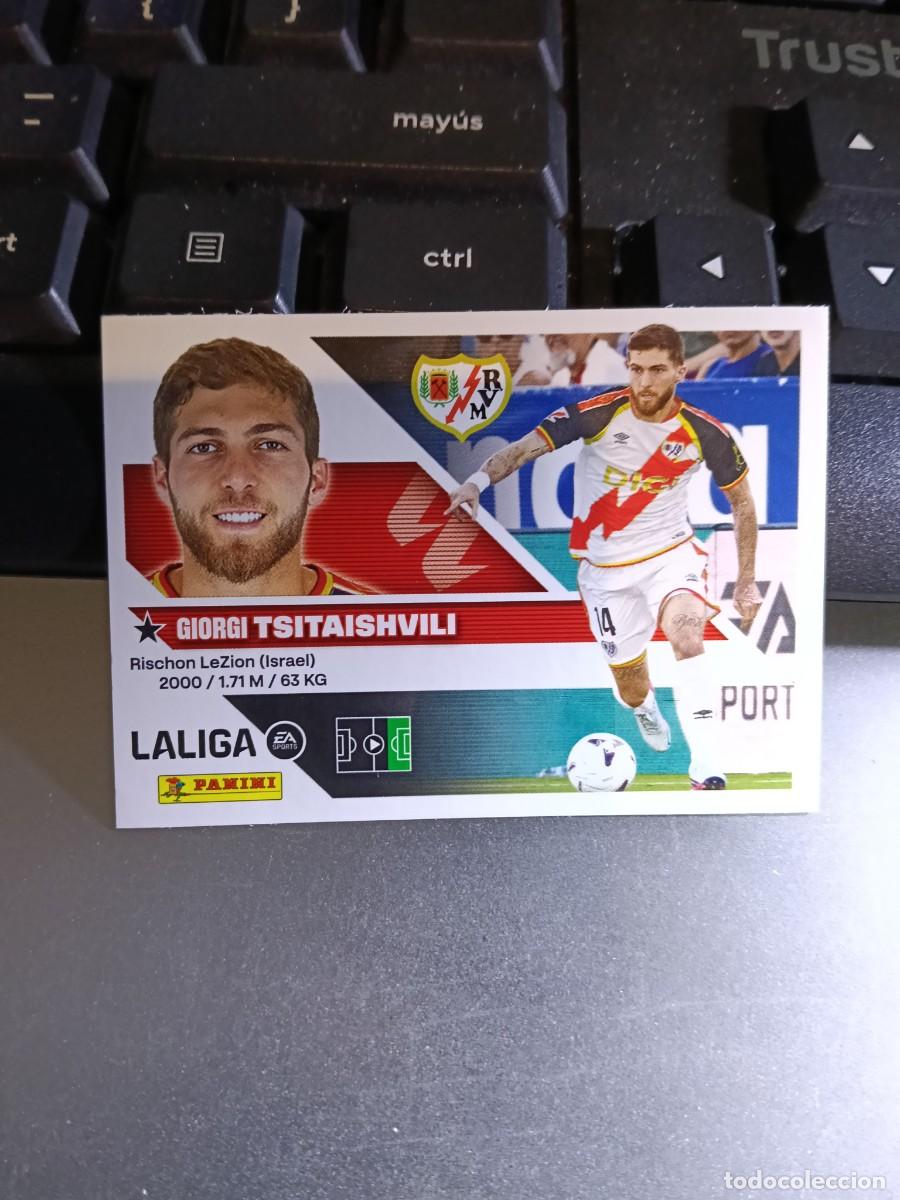 Coleccionismo cromos antiguos: CROMO TSITAISHVILI 17 BIS COLOCA RAYO VALLECANO LIGA 2026 2027 26 27 ESTE PANINI NUNCA PEGADO