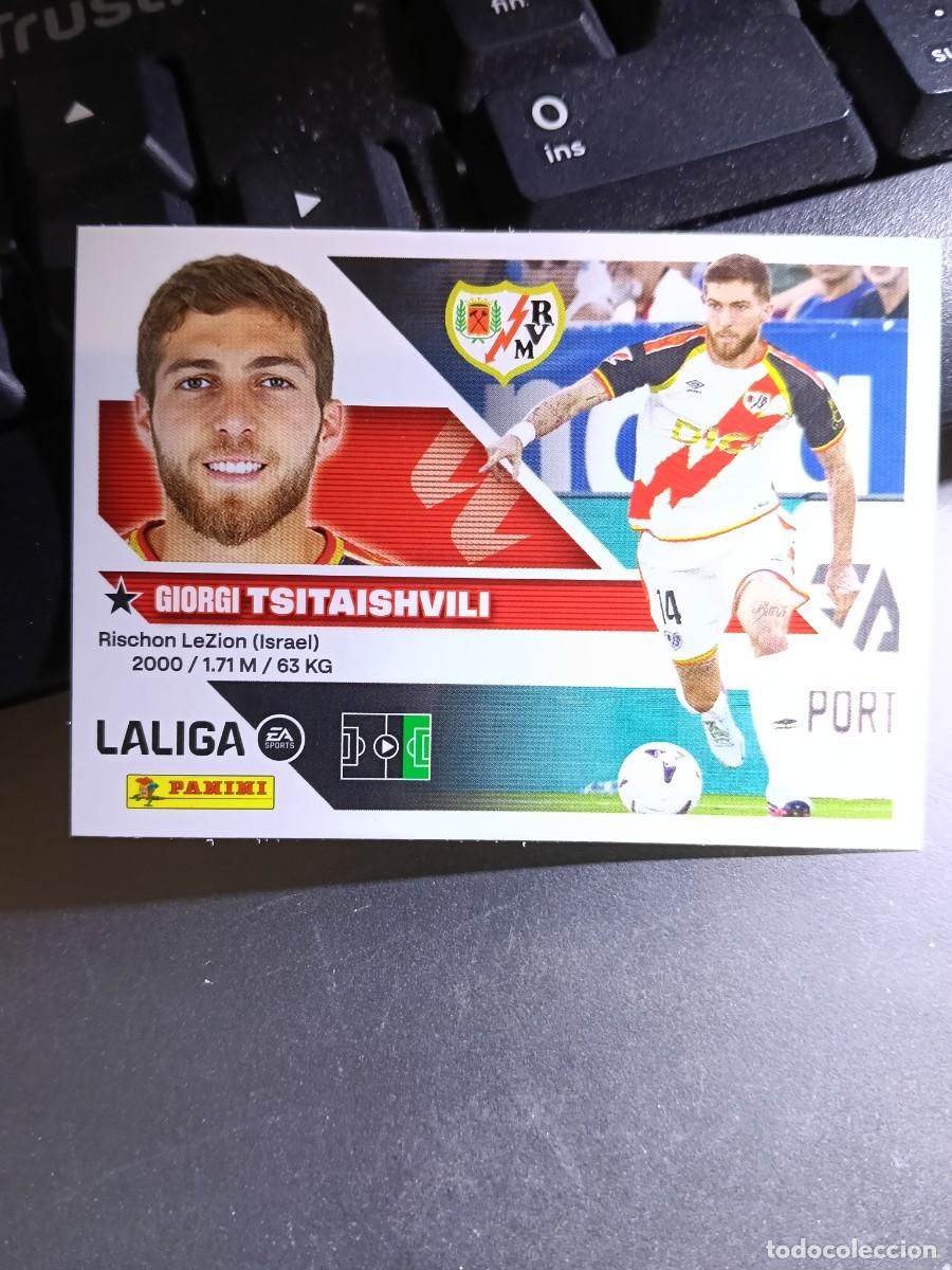 Coleccionismo cromos antiguos: CROMO TSITAISHVILI 17 BIS COLOCA RAYO VALLECANO LIGA 2026 2027 26 27 ESTE PANINI NUNCA PEGADO