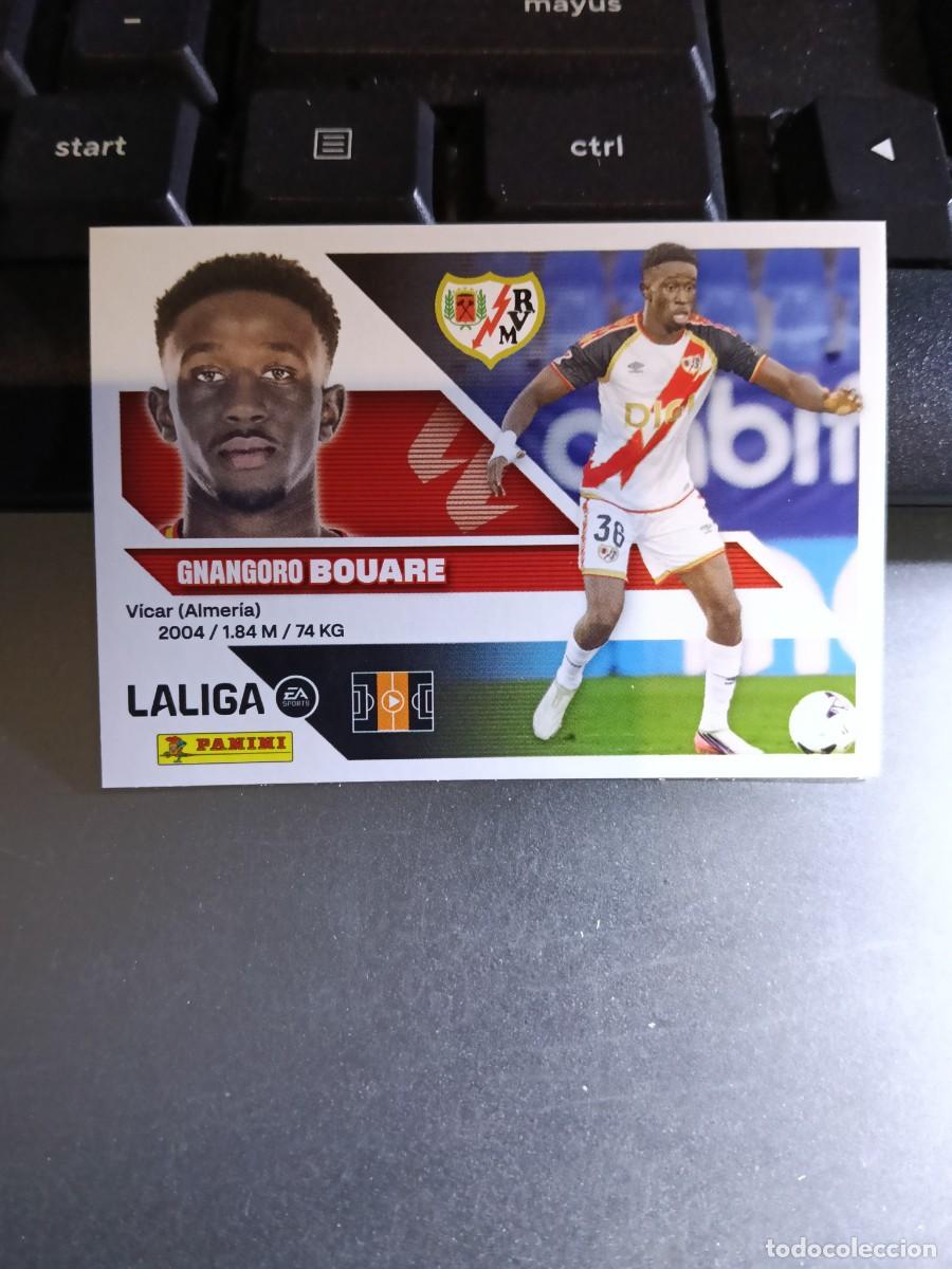 Coleccionismo cromos antiguos: CROMO BOUARE 12 BIS COLOCA RAYO VALLECANO LIGA 2026 2027 26 27 ESTE PANINI NUNCA PEGADO