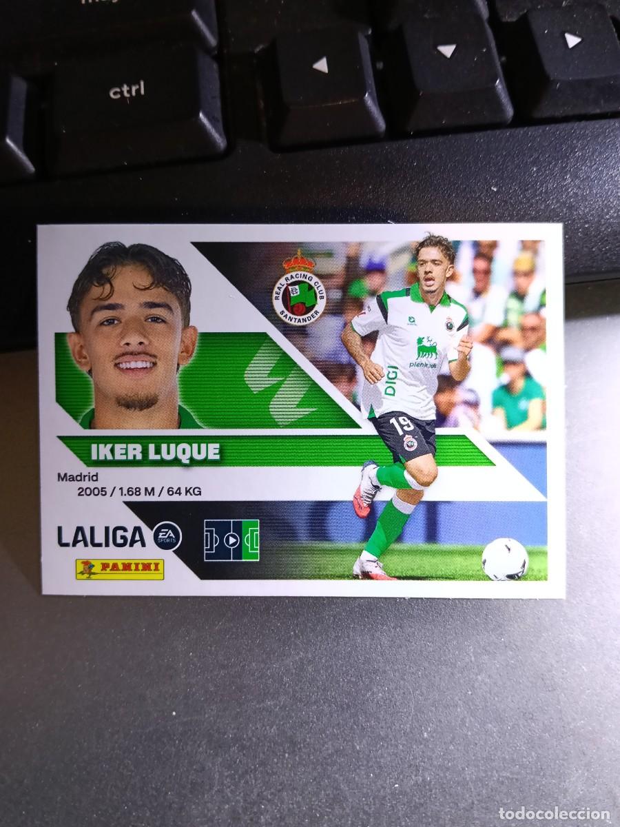 Colecionismo Cromos antigos: CROMO IKER LUQUE 19 BIS COLOCA RACING DE SANTANDER LIGA 2026 2027 26 27 ESTE PANINI NUNCA PEGADO