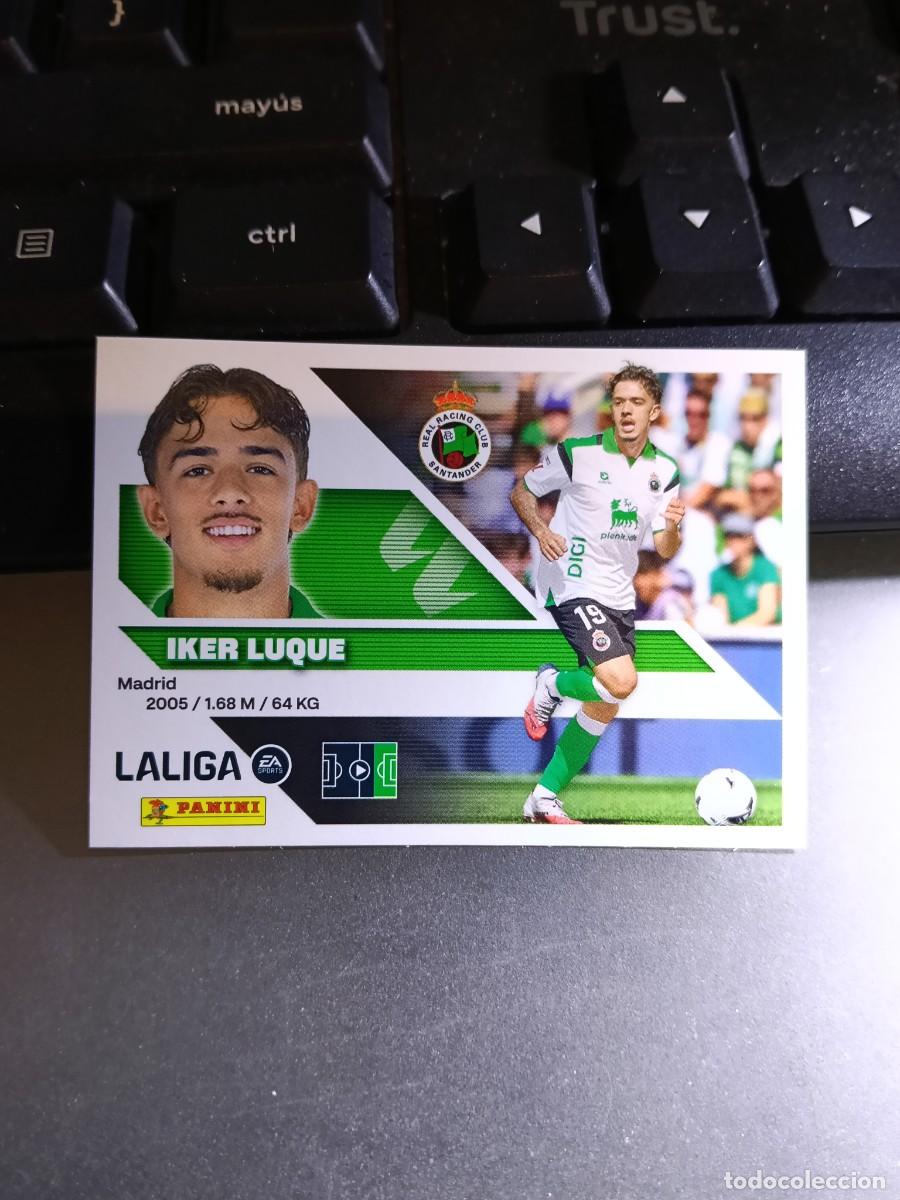 Colecionismo Cromos antigos: CROMO IKER LUQUE 19 BIS COLOCA RACING DE SANTANDER LIGA 2026 2027 26 27 ESTE PANINI NUNCA PEGADO