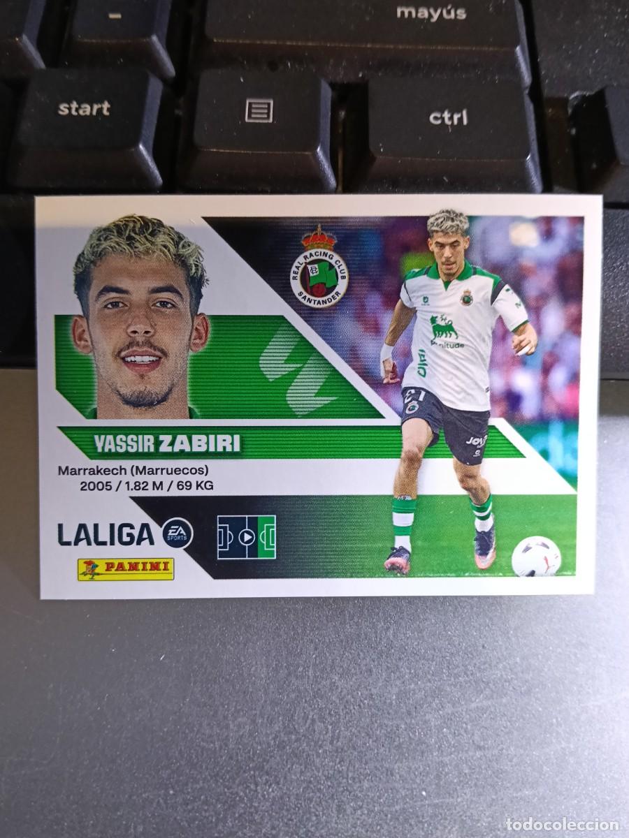 Coleccionismo cromos antiguos: CROMO ZABIRI 15 BIS COLOCA RACING DE SANTANDER LIGA 2026 2027 26 27 ESTE PANINI NUNCA PEGADO