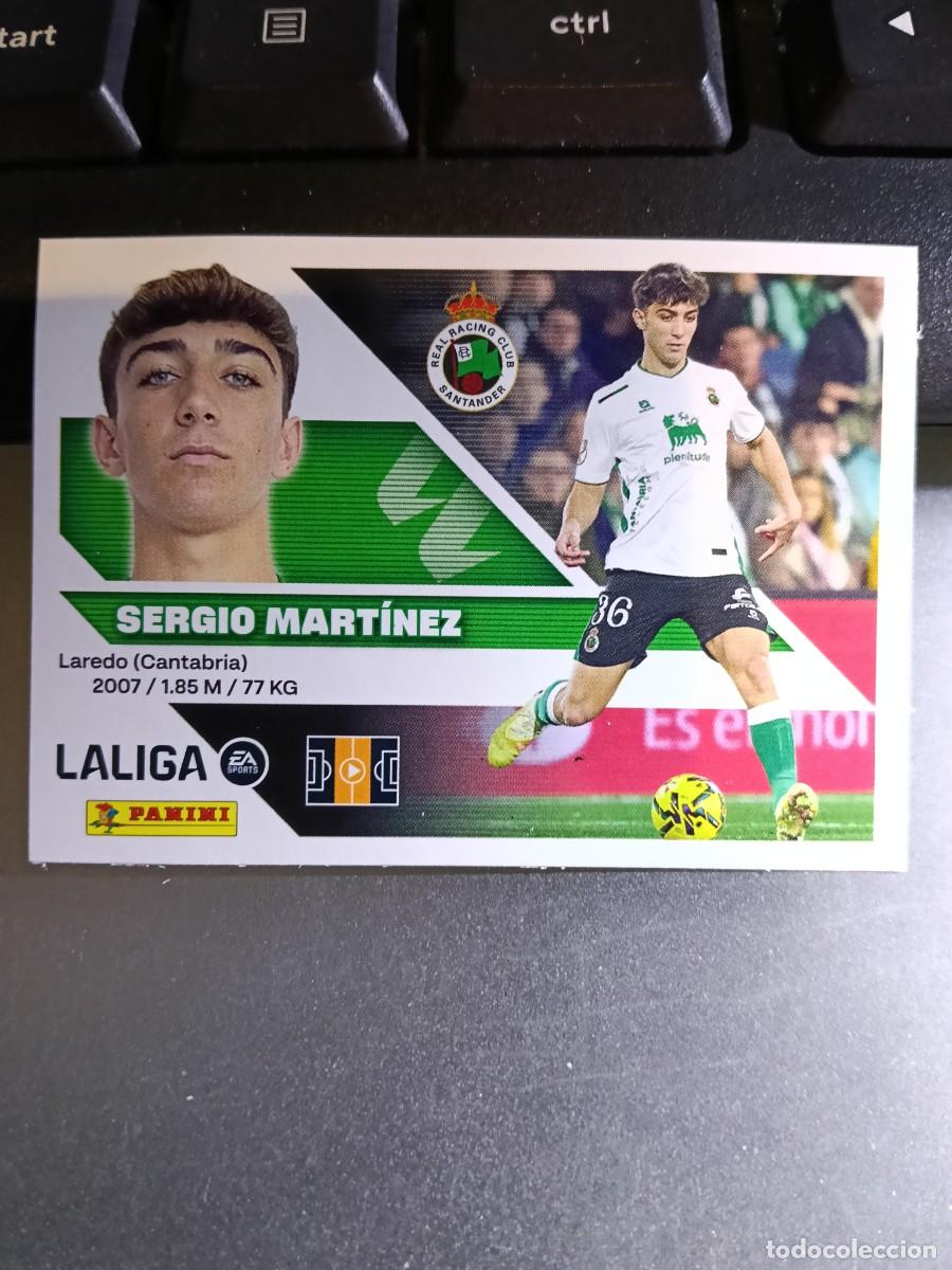 Coleccionismo cromos antiguos: CROMO SERGIO MARTINEZ 13 BIS COLOCA RACING DE SANTANDER LIGA 2026 2027 26 27 ESTE PANINI NUNCA PEGAD