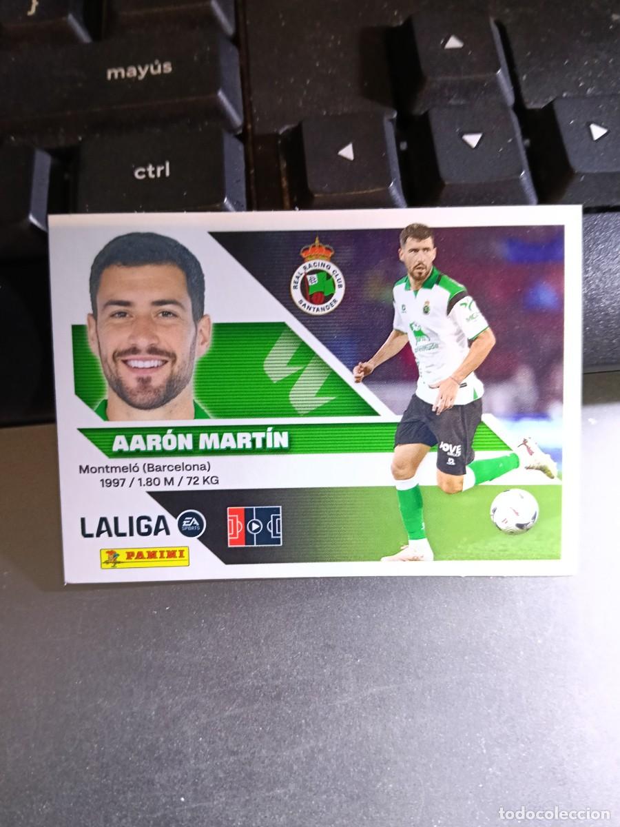 Coleccionismo cromos antiguos: CROMO AARON MARTIN 10 BIS COLOCA RACING DE SANTANDER LIGA 2026 2027 26 27 ESTE PANINI NUNCA PEGADO