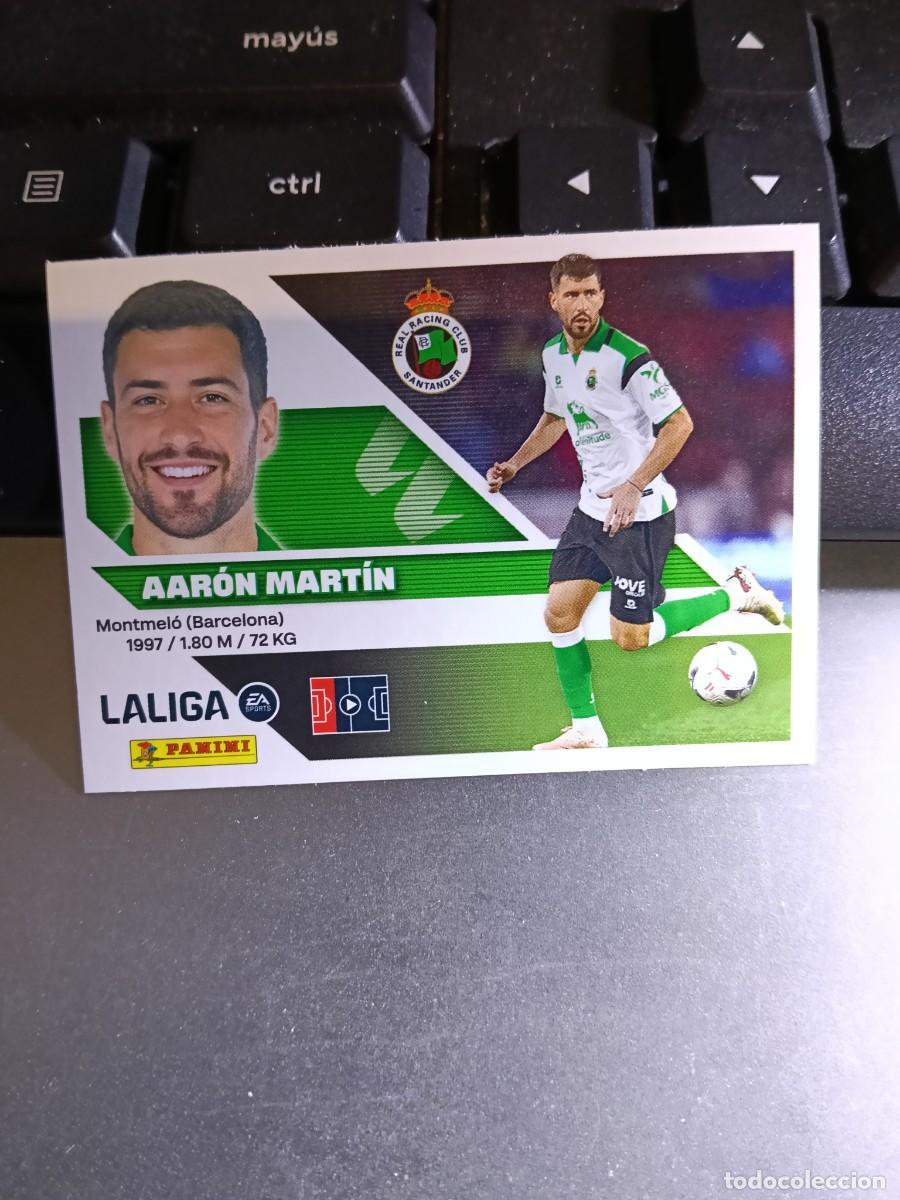 Coleccionismo cromos antiguos: CROMO AARON MARTIN 10 BIS COLOCA RACING DE SANTANDER LIGA 2026 2027 26 27 ESTE PANINI NUNCA PEGADO