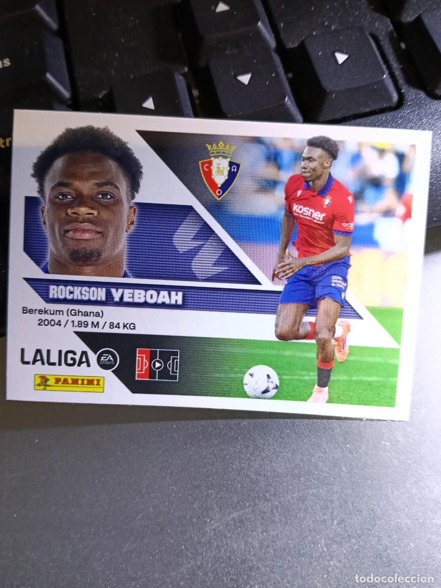 Coleccionismo cromos antiguos: CROMO YEBOAH 7 BIS COLOCA OSASUNA LIGA 2026 2027 26 27 ESTE PANINI NUNCA PEGADO