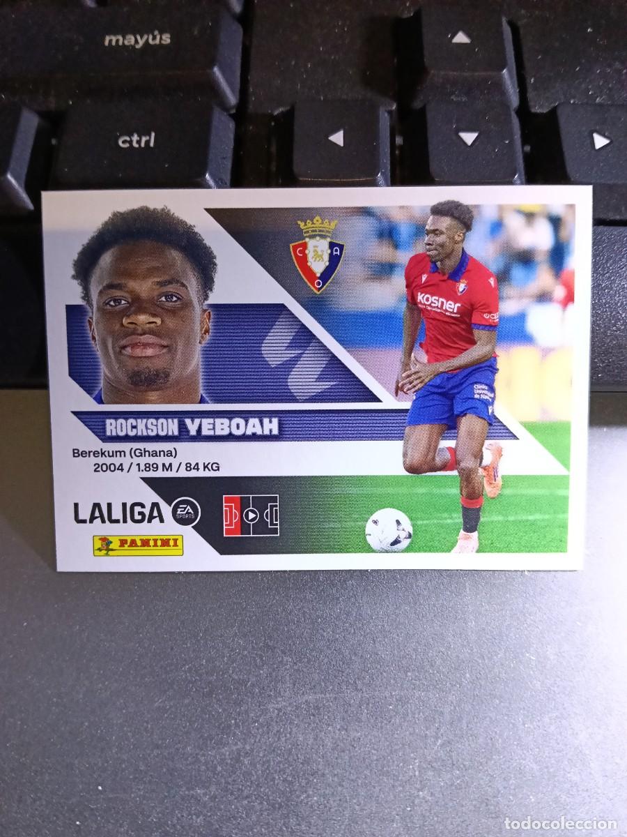 Coleccionismo cromos antiguos: CROMO YEBOAH 7 BIS COLOCA OSASUNA LIGA 2026 2027 26 27 ESTE PANINI NUNCA PEGADO