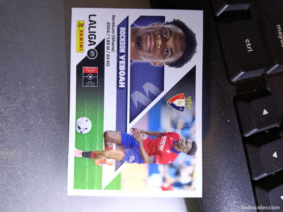 Coleccionismo cromos antiguos: CROMO YEBOAH 7 BIS COLOCA OSASUNA LIGA 2026 2027 26 27 ESTE PANINI NUNCA PEGADO