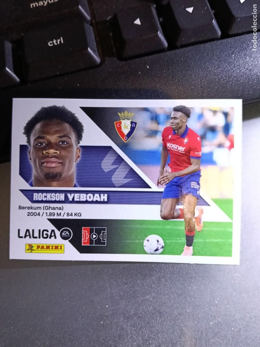 Sammeln alte Sammelbilder: CROMO YEBOAH 7 BIS COLOCA OSASUNA LIGA 2026 2027 26 27 ESTE PANINI NUNCA PEGADO