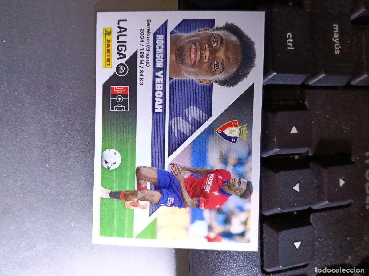 Coleccionismo cromos antiguos: CROMO YEBOAH 7 BIS COLOCA OSASUNA LIGA 2026 2027 26 27 ESTE PANINI NUNCA PEGADO