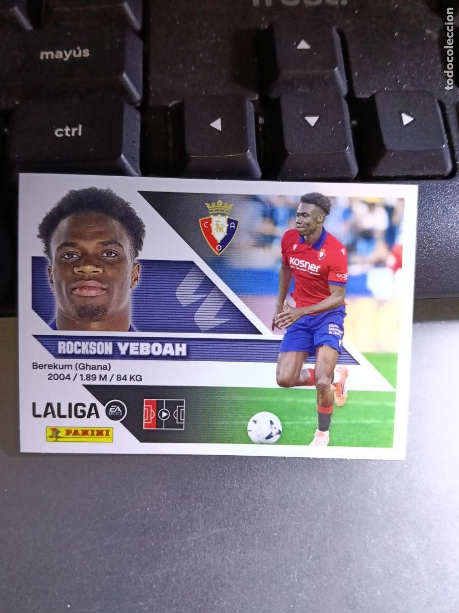 Sammeln alte Sammelbilder: CROMO YEBOAH 7 BIS COLOCA OSASUNA LIGA 2026 2027 26 27 ESTE PANINI NUNCA PEGADO