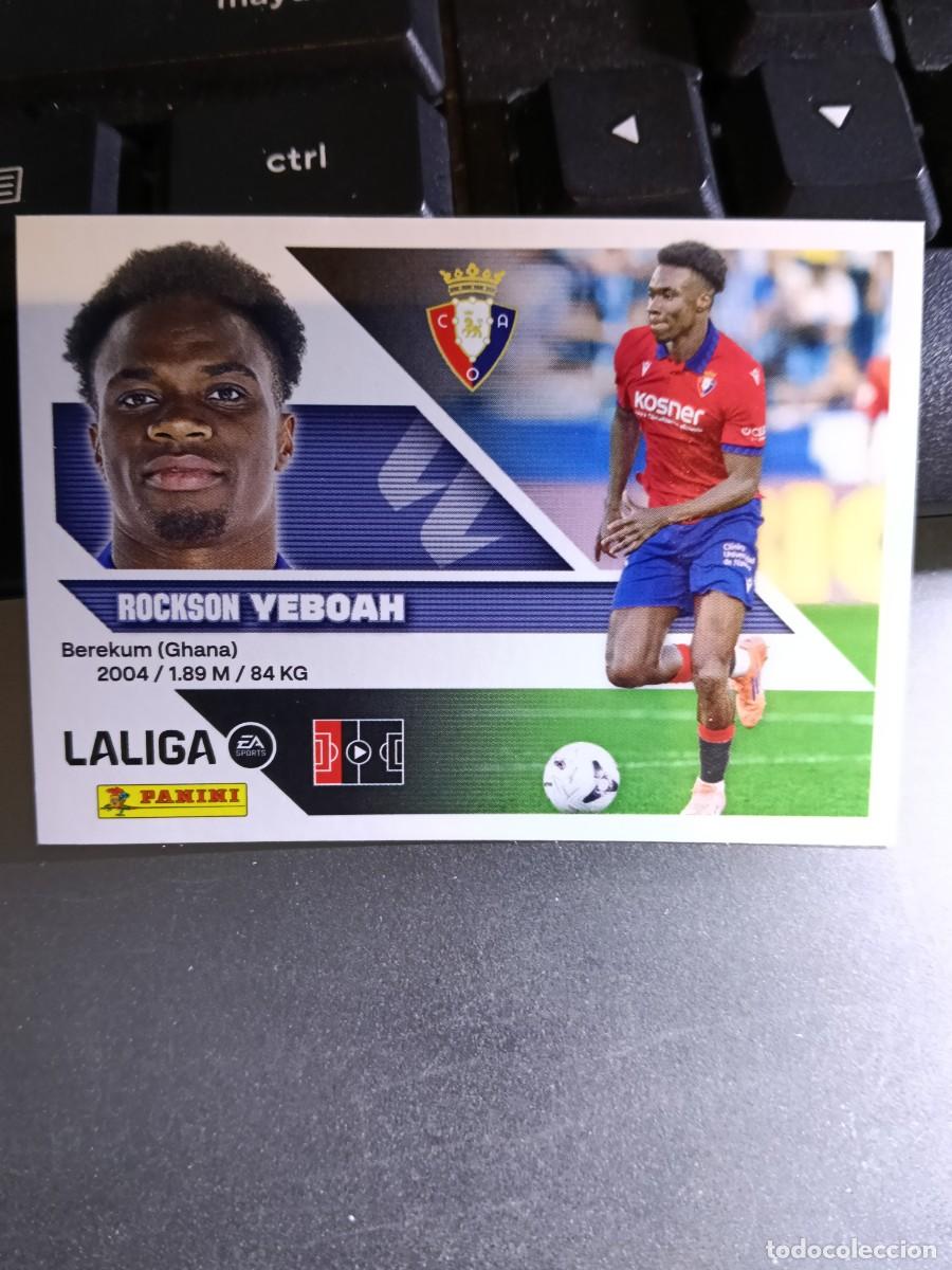 Coleccionismo cromos antiguos: CROMO YEBOAH 7 BIS COLOCA OSASUNA LIGA 2026 2027 26 27 ESTE PANINI NUNCA PEGADO