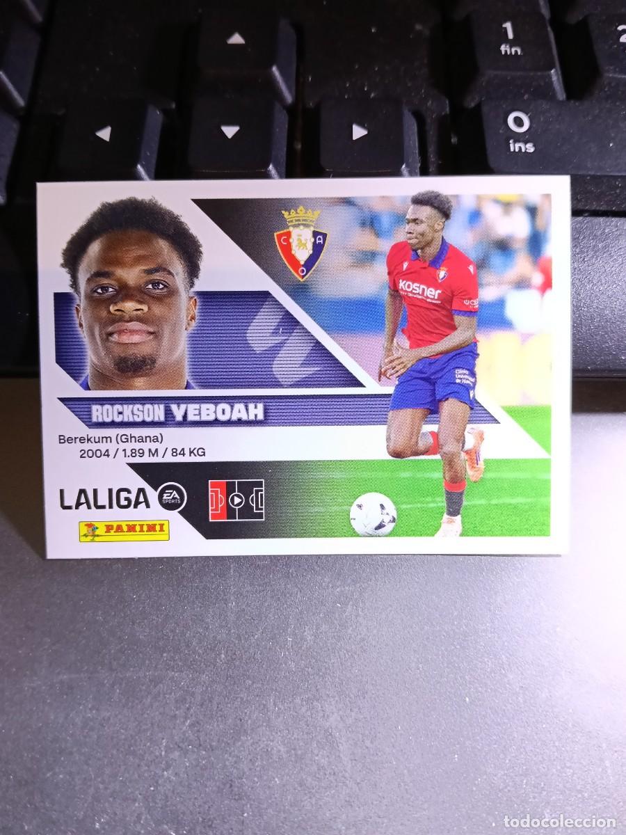 Coleccionismo cromos antiguos: CROMO YEBOAH 7 BIS COLOCA OSASUNA LIGA 2026 2027 26 27 ESTE PANINI NUNCA PEGADO