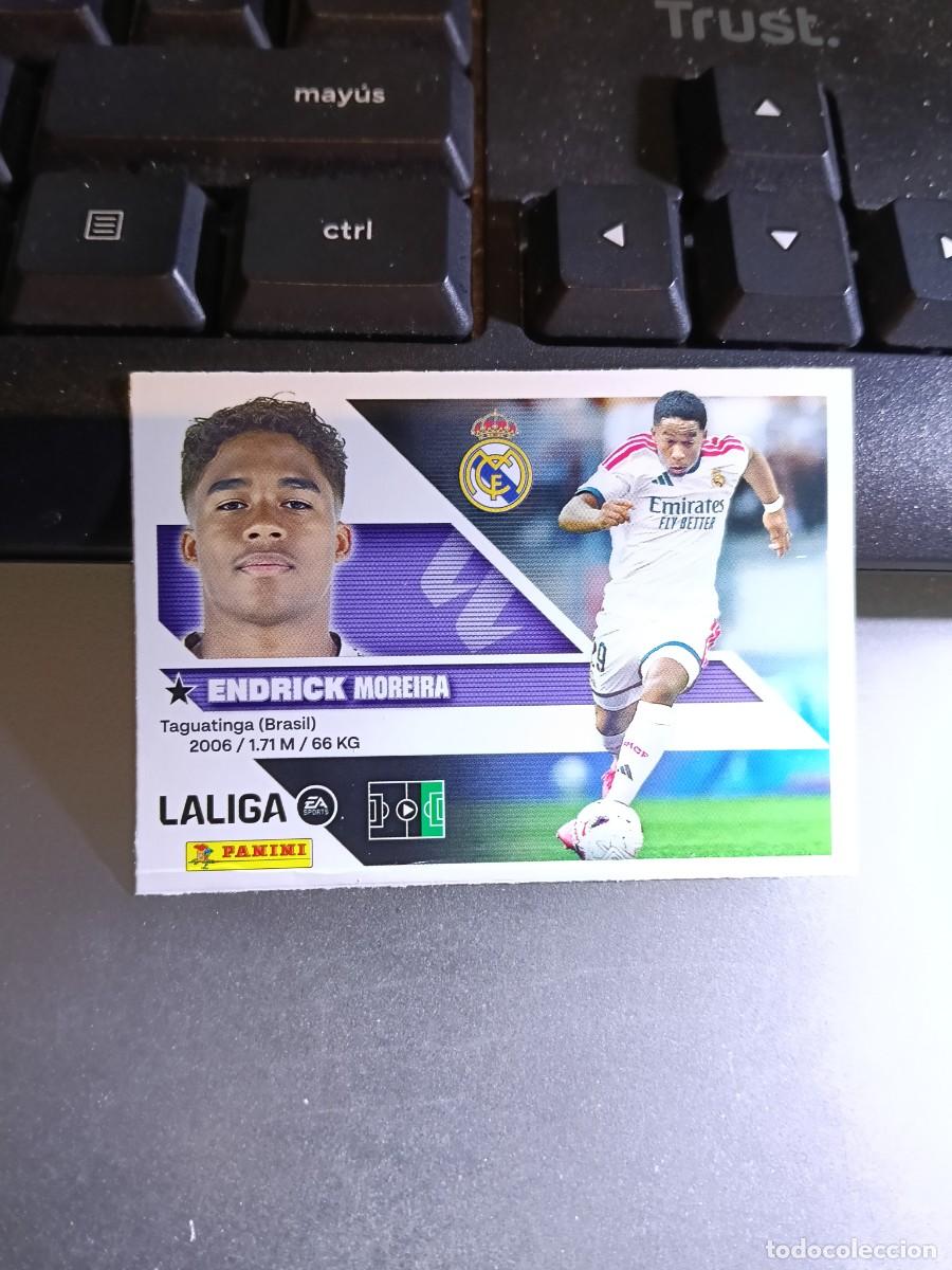 Collectable Antique Stickers: CROMO ENDRICK 18 BIS COLOCA REAL MADRID LIGA 2026 2027 26 27 ESTE PANINI NUNCA PEGADO