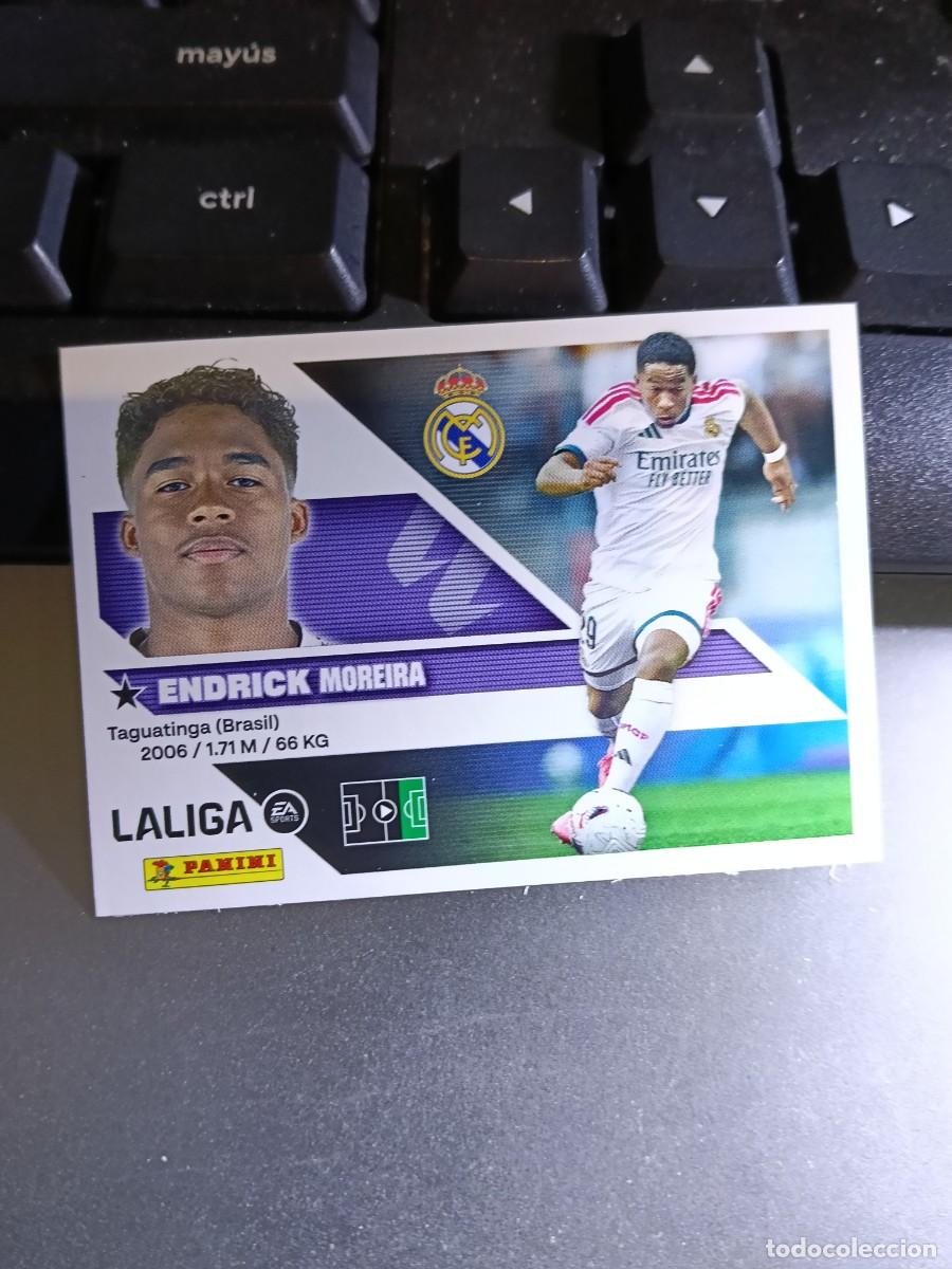 Collectable Antique Stickers: CROMO ENDRICK 18 BIS COLOCA REAL MADRID LIGA 2026 2027 26 27 ESTE PANINI NUNCA PEGADO