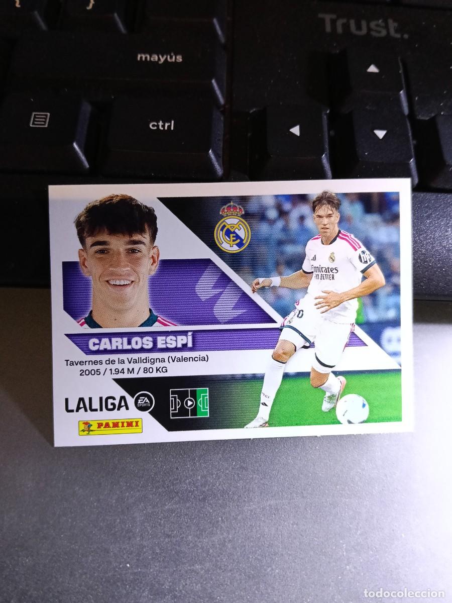 Colecionismo Cromos antigos: CROMO CARLOS ESPI 17 BIS COLOCA REAL MADRID LIGA 2026 2027 26 27 ESTE PANINI NUNCA PEGADO