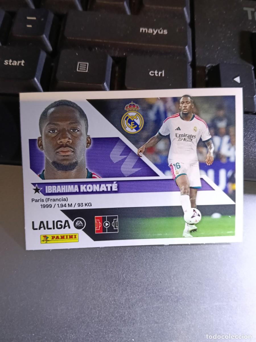 Colecionismo Cromos antigos: CROMO KONATE 7 BIS COLOCA REAL MADRID LIGA 2026 2027 26 27 ESTE PANINI NUNCA PEGADO