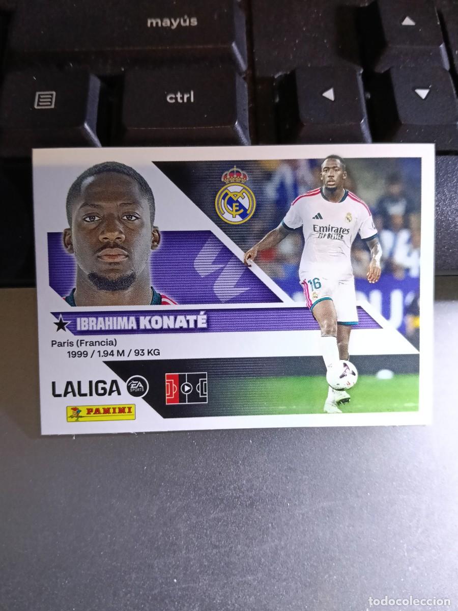 Colecionismo Cromos antigos: CROMO KONATE 7 BIS COLOCA REAL MADRID LIGA 2026 2027 26 27 ESTE PANINI NUNCA PEGADO