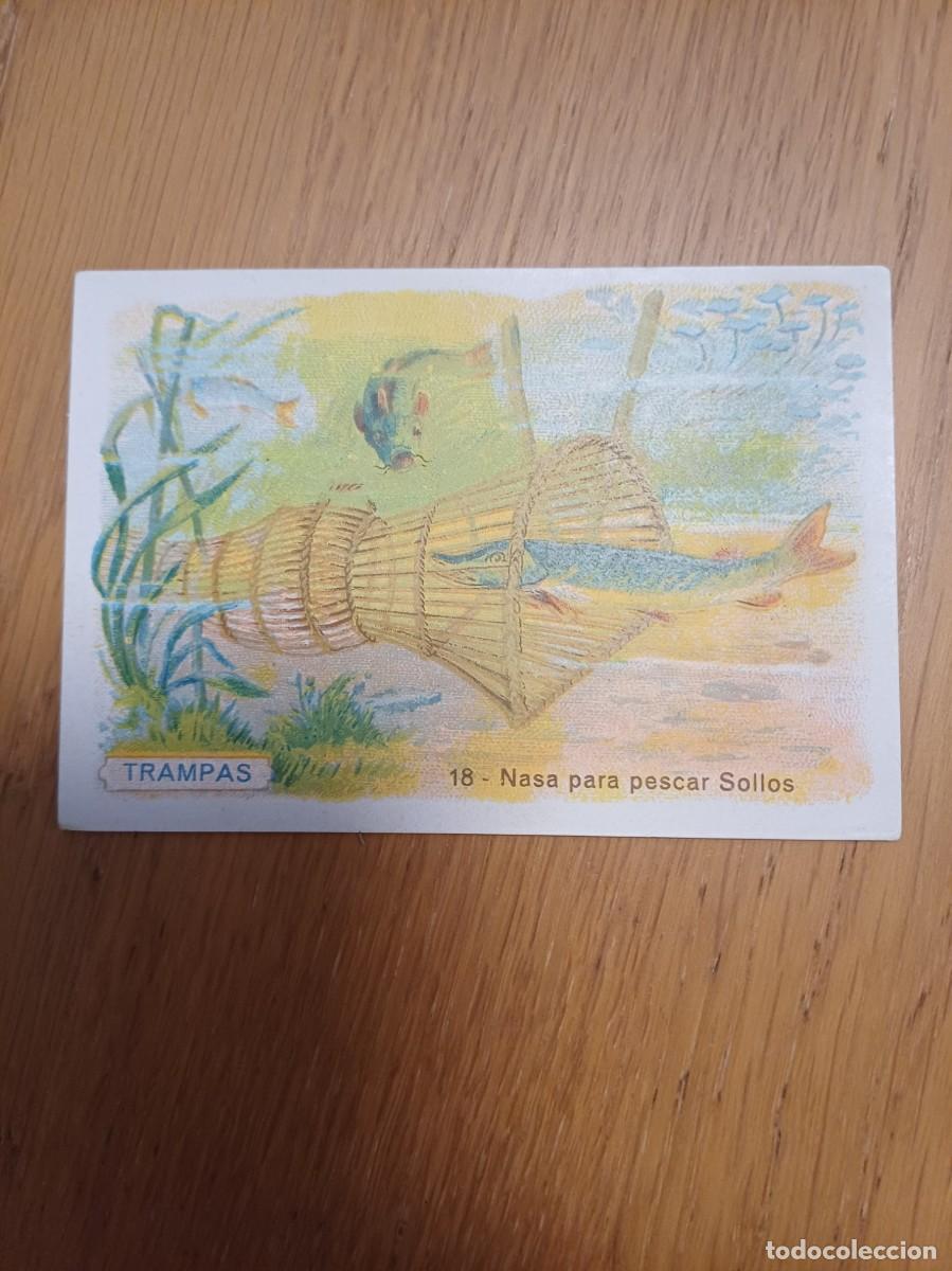 Colecionismo Cromos antigos: 1 cromo numero 18 trampas,