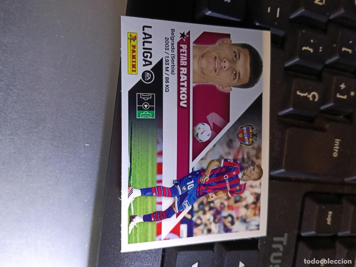 Coleccionismo cromos antiguos: CROMO RATKOV 15 BIS COLOCA LEVANTE LIGA 2026 2027 26 27 ESTE PANINI NUNCA PEGADO