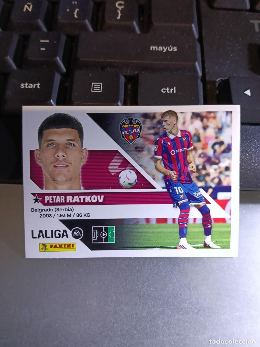 Coleccionismo cromos antiguos: CROMO RATKOV 15 BIS COLOCA LEVANTE LIGA 2026 2027 26 27 ESTE PANINI NUNCA PEGADO