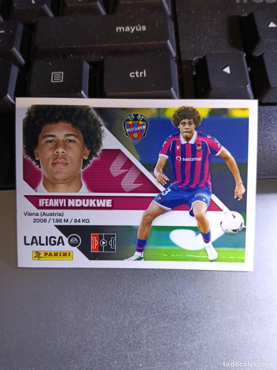 Coleccionismo cromos antiguos: CROMO NDUKWE 10 BIS COLOCA LEVANTE LIGA 2026 2027 26 27 ESTE PANINI NUNCA PEGADO