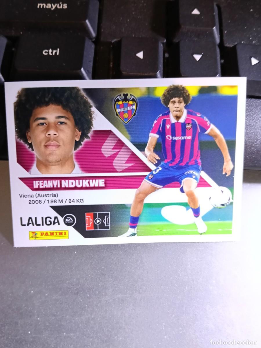 Coleccionismo cromos antiguos: CROMO NDUKWE 10 BIS COLOCA LEVANTE LIGA 2026 2027 26 27 ESTE PANINI NUNCA PEGADO