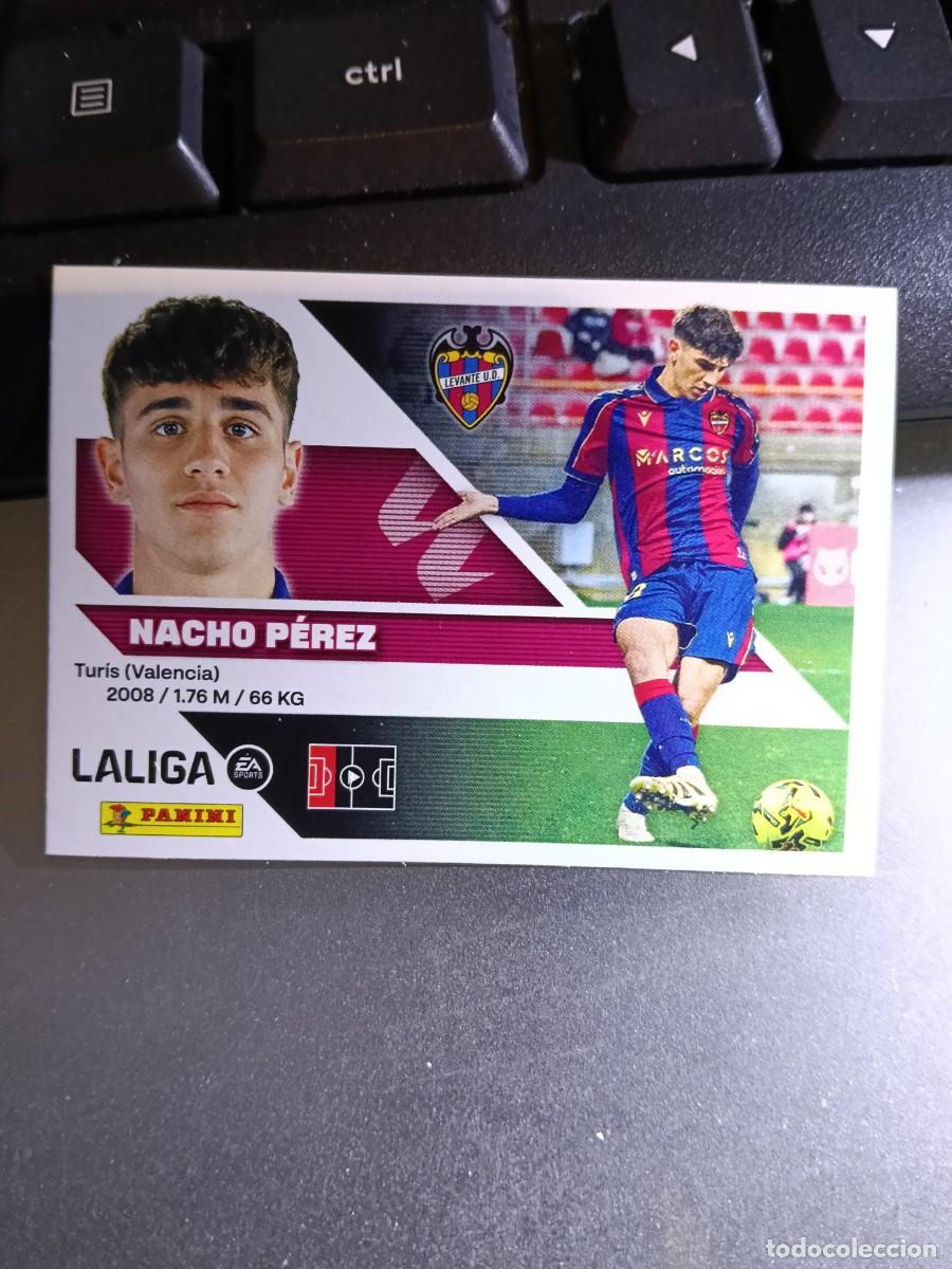 Coleccionismo cromos antiguos: CROMO NACHO PEREZ 6 BIS COLOCA LEVANTE LIGA 2026 2027 26 27 ESTE PANINI NUNCA PEGADO