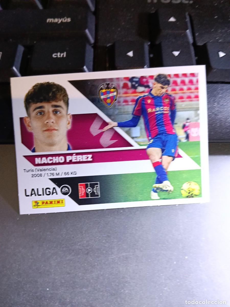 Coleccionismo cromos antiguos: CROMO NACHO PEREZ 6 BIS COLOCA LEVANTE LIGA 2026 2027 26 27 ESTE PANINI NUNCA PEGADO