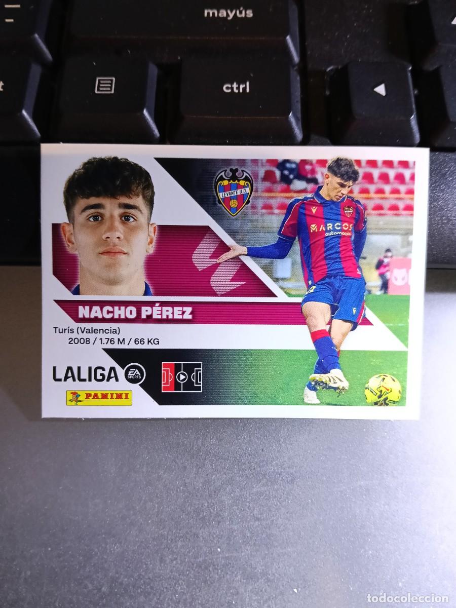 Coleccionismo cromos antiguos: CROMO NACHO PEREZ 6 BIS COLOCA LEVANTE LIGA 2026 2027 26 27 ESTE PANINI NUNCA PEGADO
