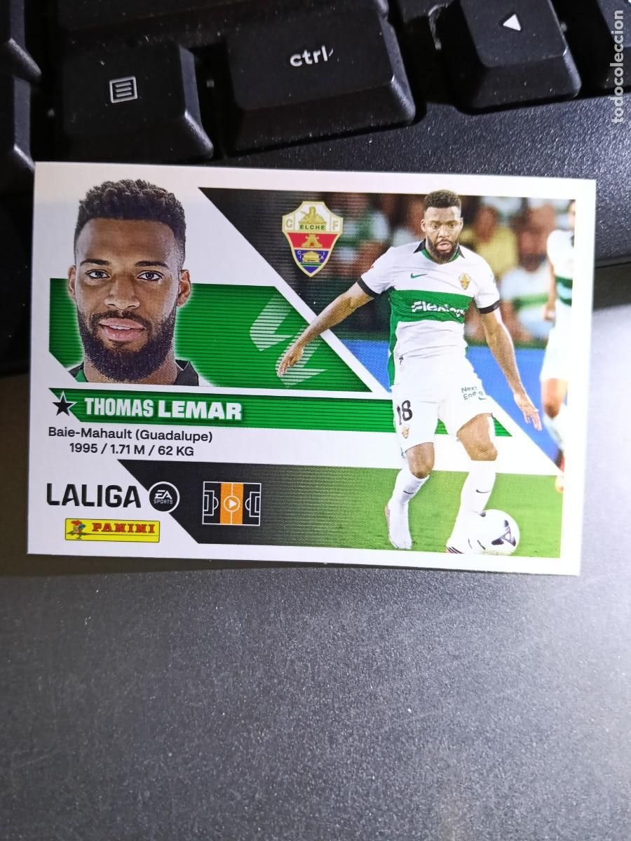 Coleccionismo cromos antiguos: CROMO LEMAR 15 BIS COLOCA ELCHE LIGA 2026 2027 26 27 ESTE PANINI NUNCA PEGADO