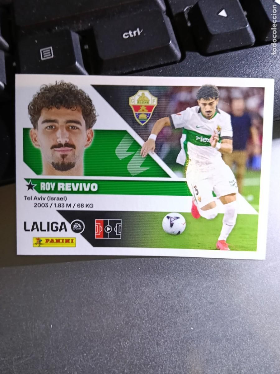 Coleccionismo cromos antiguos: CROMO REVIVO 8 BIS COLOCA ELCHE LIGA 2026 2027 26 27 ESTE PANINI NUNCA PEGADO