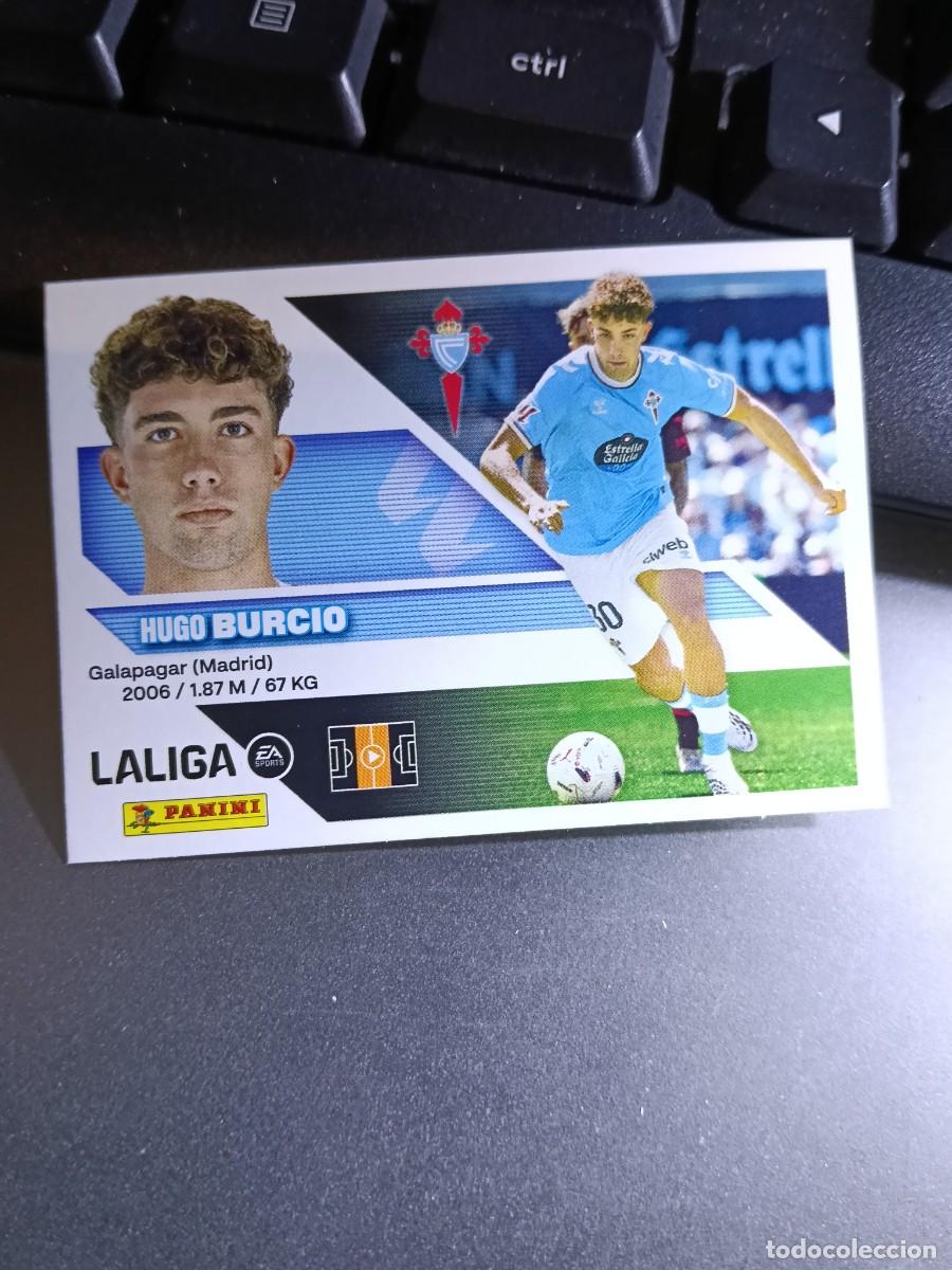 Coleccionismo cromos antiguos: CROMO BURCIO 14 BIS B COLOCA CELTA DE VIGO LIGA 2026 2027 26 27 ESTE PANINI NUNCA PEGADO