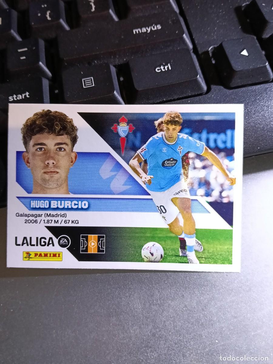 Coleccionismo cromos antiguos: CROMO BURCIO 14 BIS B COLOCA CELTA DE VIGO LIGA 2026 2027 26 27 ESTE PANINI NUNCA PEGADO