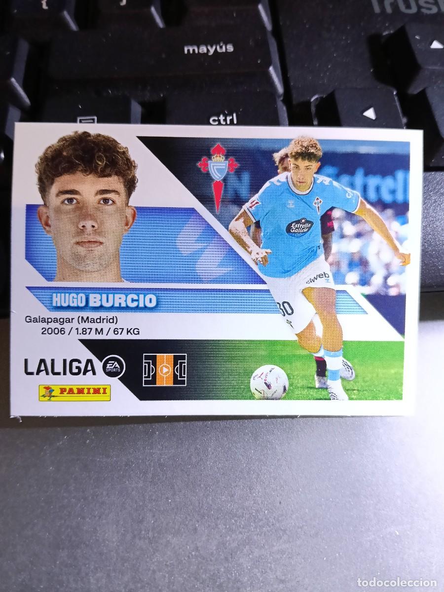 Coleccionismo cromos antiguos: CROMO BURCIO 14 BIS B COLOCA CELTA DE VIGO LIGA 2026 2027 26 27 ESTE PANINI NUNCA PEGADO