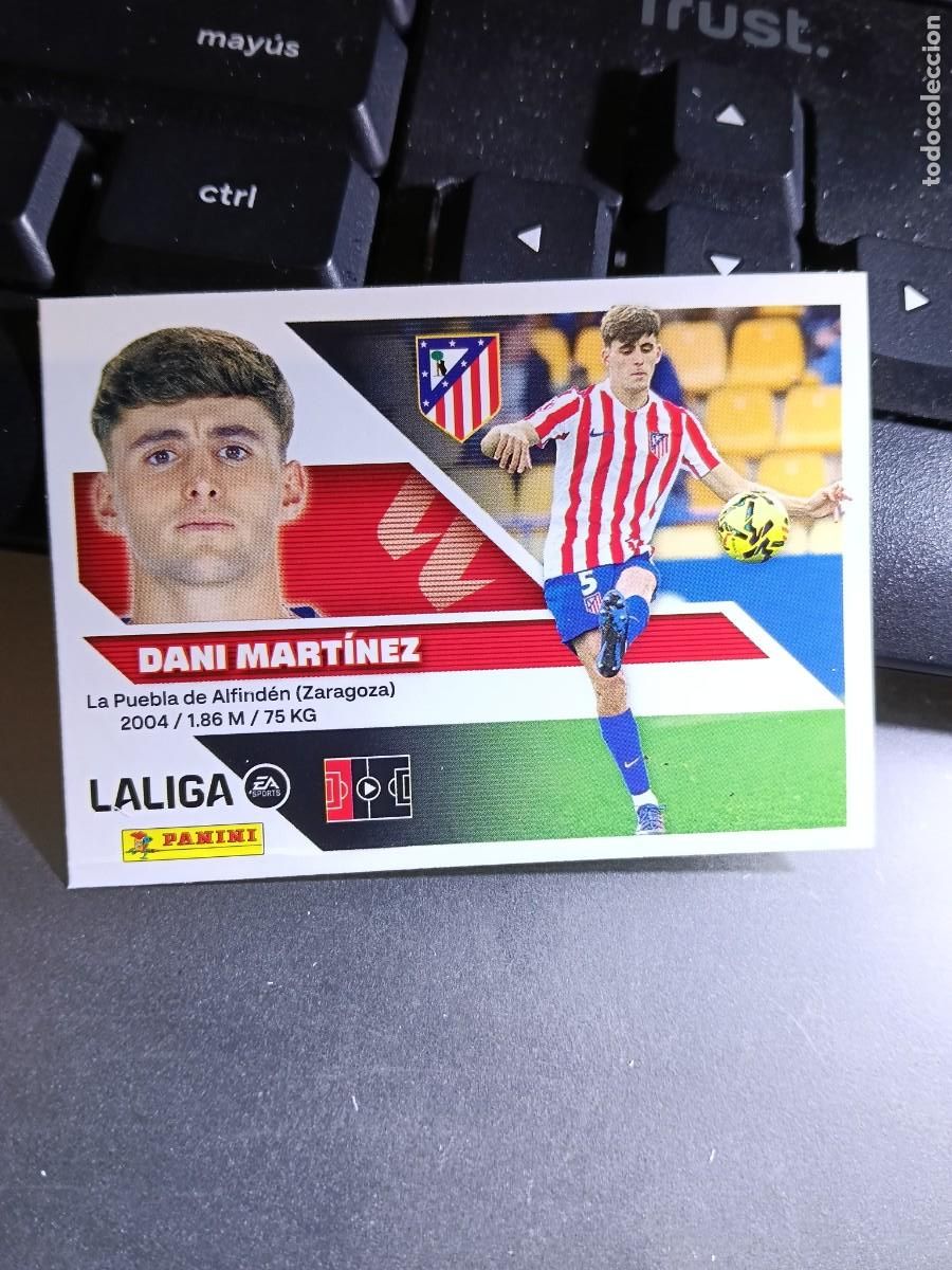 Coleccionismo cromos antiguos: CROMO DANI MARTINEZ 6 BIS COLOCA ATLETICO DE MADRID LIGA 2026 2027 26 27 ESTE PANINI NUNCA PEGADO
