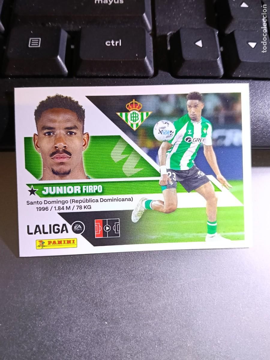 Coleccionismo cromos antiguos: CROMO JUNIOR 9 BIS COLOCA BETIS LIGA 2026 2027 26 27 ESTE PANINI NUNCA PEGADO