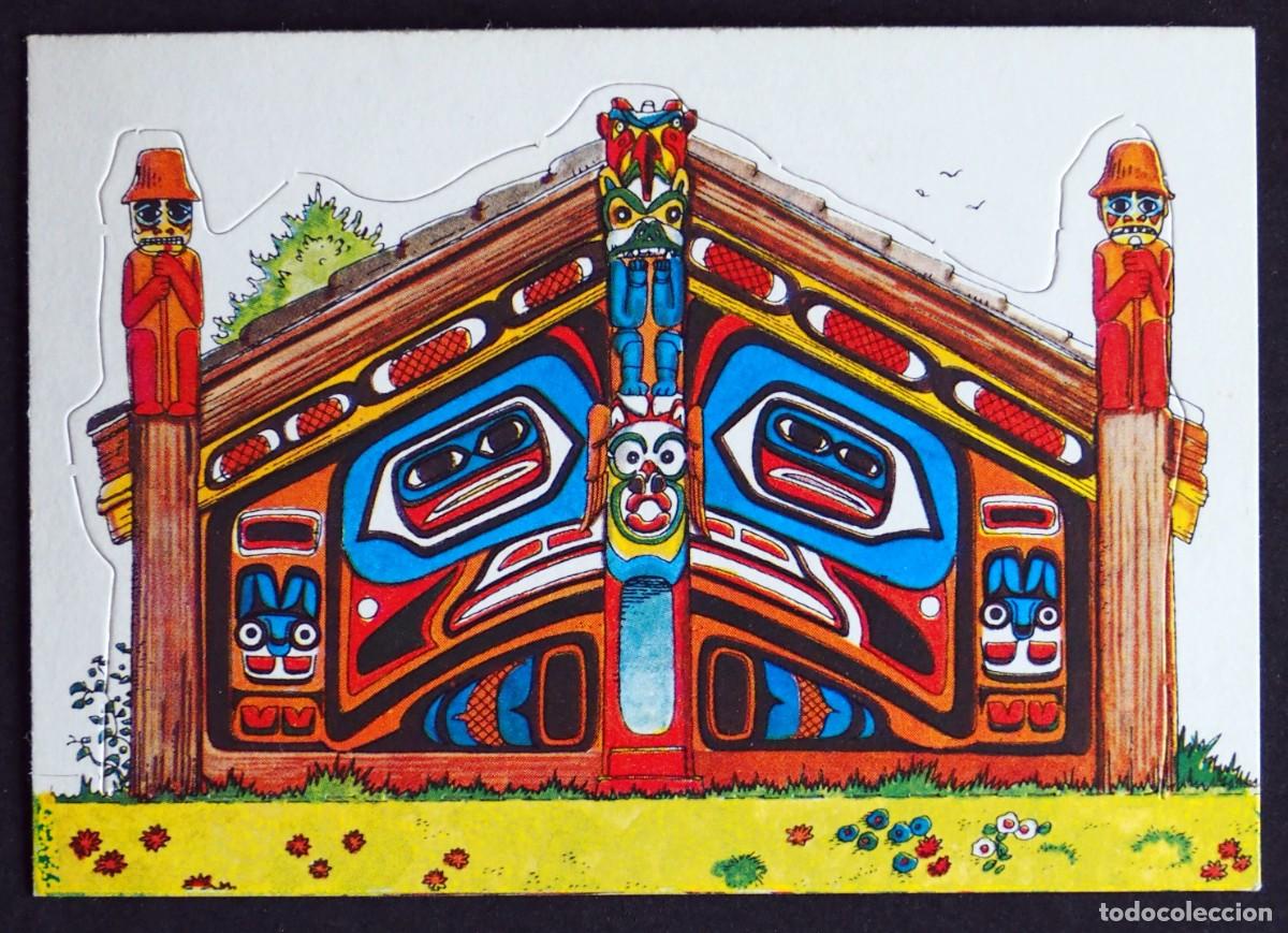 Coleccionismo cromos antiguos: CROMO: MI CASITAS Y SU HABITANTES. N&ordm; 64. EDICIONES ESTE. CASA INDIA(CANADA)