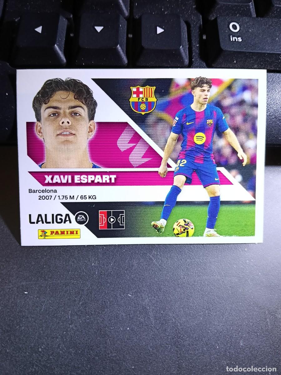 Coleccionismo cromos antiguos: CROMO XAVI ESPART 10 BIS COLOCA BARCELONA LIGA 2026 2027 26 27 ESTE PANINI NUNCA PEGADO