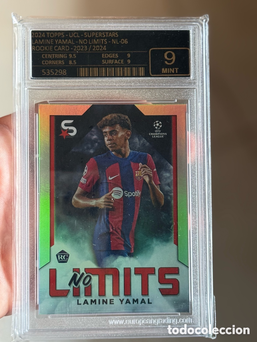 Coleccionismo cromos antiguos: Lamine Yamal Rookie Topps No Limits 23/24