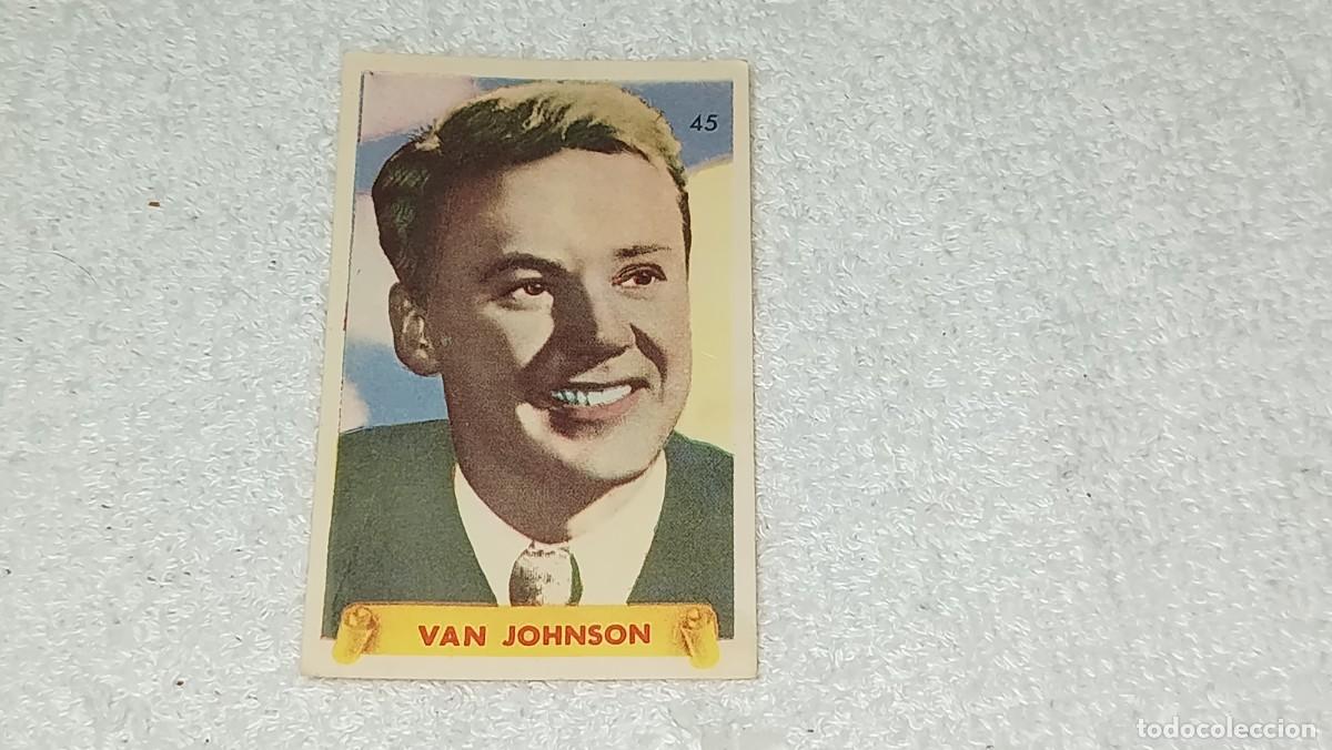 Coleccionismo cromos antiguos: ANTIGUO CROMO N&ordm; 45 VAN JOHNSON ULTIMAS FOTOGRAFIAS DE LAS MAS FAMOSAS ESTRELLAS BRUGUERA A&Ntilde;OS 40