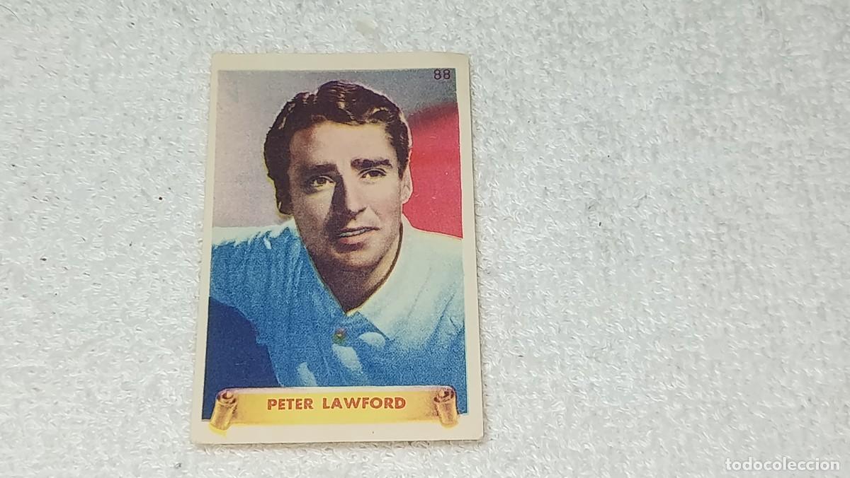 Coleccionismo cromos antiguos: ANTIGUO CROMO N&ordm; 88 PETER LAWFORD ULTIMAS FOTOGRAFIAS DE LAS MAS FAMOSAS ESTRELLAS BRUGUERA A&Ntilde;OS 40
