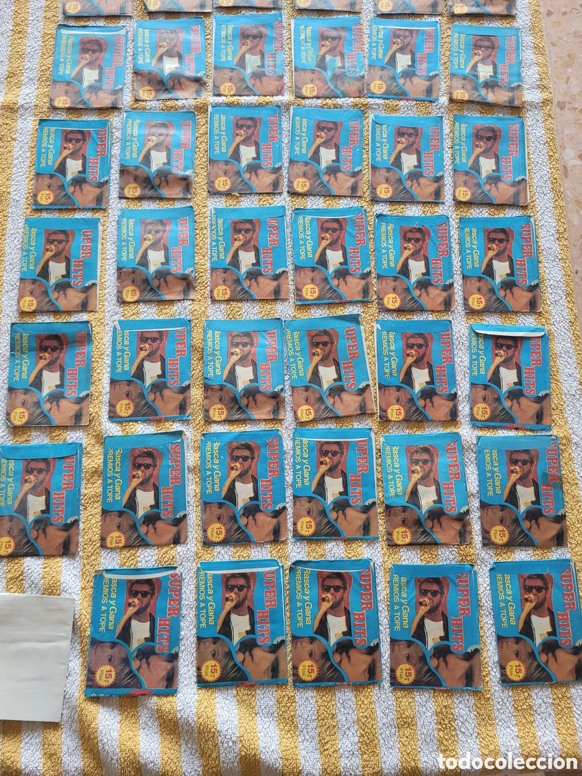 Coleccionismo cromos antiguos: Sobres sin abrir super hits - Foto 2