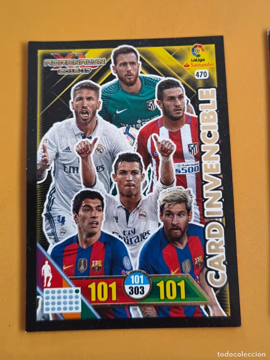 Coleccionismo cromos antiguos: cristiano ronaldo, 2016 17 card invencible. messi