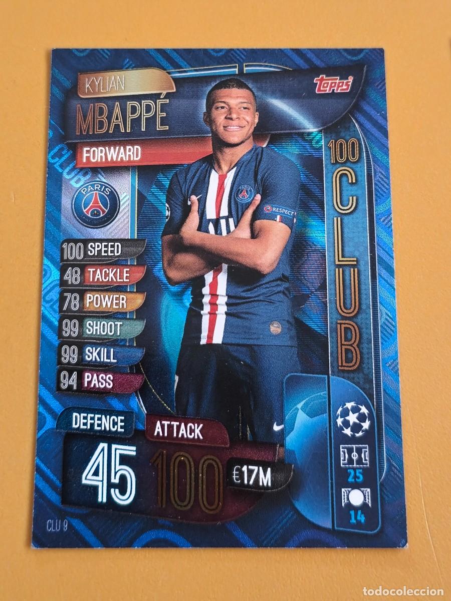 Coleccionismo cromos antiguos: mbappe, champions league 2019 20 topps match attax