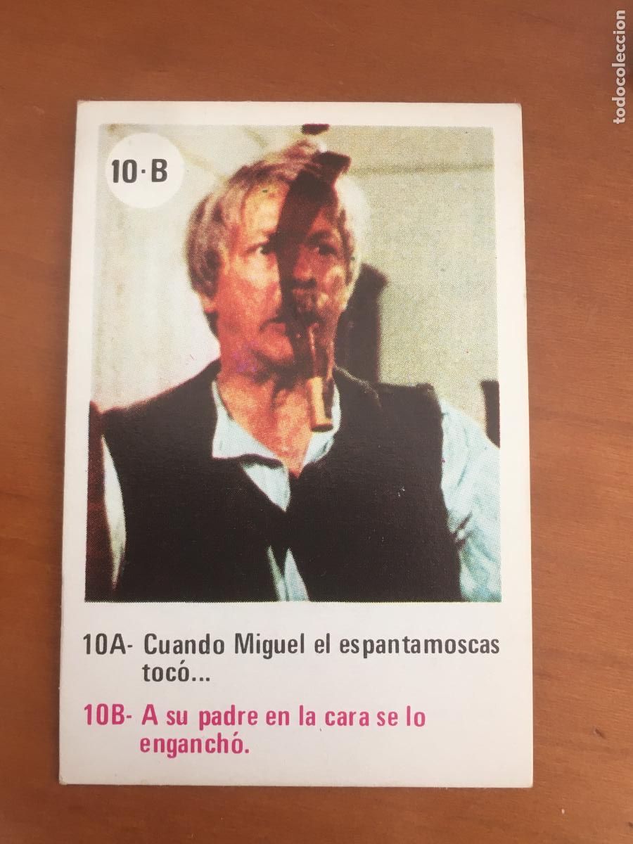 Coleccionismo cromos antiguos: cropan miguel el travieso cromo n&ordm; 10 b original nunca pegado