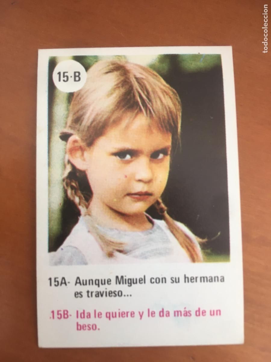 Coleccionismo cromos antiguos: cropan miguel el travieso cromo n&ordm; 15 b original nunca pegado