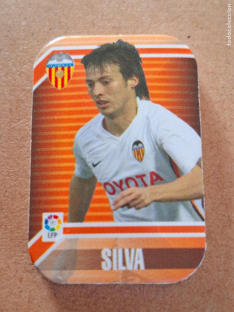 Coleccionismo cromos antiguos: ESTE 2007 2008 07 08 STAKS ( IMAN / IMANTADO ) - DAVID SILVA - VALENCIA CF