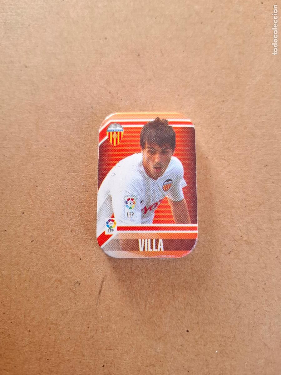 Coleccionismo cromos antiguos: ESTE 2007 2008 07 08 STAKS ( IMAN / IMANTADO ) - DAVID VILLA - VALENCIA CF